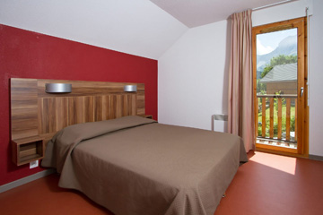 Residence Les Gentianes - Gresse en Vercors - Vacancéole - Duplex cabin for 6 people - Bedroom